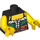 LEGO Torso with laced up bodice, white undershirt, and belt with pouch (76382 / 88585)