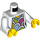 LEGO Torso met Ladies Jacket over V-Neck (973 / 76382)