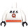 LEGO Torso mit Orange Streifen und Res-Q Logo auf Der Rücken (973)