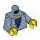 LEGO Torse avec Robe over Dark Bleu Jumper (973 / 76382)