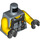 LEGO Torso met Scuba Pak, Sleeveless, Utility Riem en Gloves (973 / 76382)