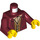 LEGO Torso met Pak Jasje met Shirt en Waistcoat (973 / 76382)