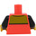 LEGO Torso with T-Shirt with Black Sleeves and Game Controller (973 / 76382)