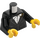 LEGO Torso wth Black Jacket and White (973 / 76382)