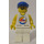 LEGO Toerist in Tank Top met Surfing Print Minifiguur