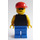 LEGO Town - Zwart Torso, Rood Pet, Zonnebril Minifiguur