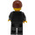LEGO Town - Noir Zipper Jacket avec Brown Cheveux Figurine