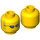 LEGO Town Diriger avec Bleu Sunglasses &amp; Stubble Décoration (Goujon solide encastré) (3626 / 52516)