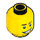 LEGO Town Master Minifigure Head (Recessed Solid Stud) (3626 / 18886)