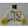 LEGO Town Torso met 2 Rood Sterren en Zwart Pockets (973)