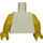 LEGO Town Torso with Black Dolphin in Blue Oval with Yellow Arms and Yellow Hands (973 / 73403)