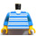 LEGO Town Torso with Blue Stripes (973)