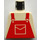 LEGO Town Torso zonder armen en Rood Overalls Patroon (973)