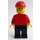 LEGO Town with Red Torso and Construction Helmet Minifigure