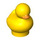 LEGO Spielzeug-Ente mit Orangefarbener Schnabel (49661)