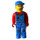 LEGO Tractor Driver mit Blau Overalls Minifigur