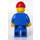 LEGO Tractor Driver with Smirk and Stubble Beard Minifigure