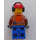 LEGO Traktor Worker Minifigur