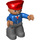 LEGO Zug Conductor mit rot Hut Duplo Abbildung