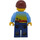 LEGO Tåg Passagerare Man 7938 Minifigur