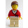 LEGO Train Passenger with Red Jumper Minifigure