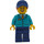 LEGO Trein Station Employee minifiguur
