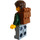 LEGO Train Station Man - Dark Green Hoodie Minifigure