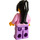 LEGO Train Station Passenger - Black Ponytail Minifigure