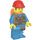 LEGO Train Worker - Bronzer Foncé Gilet Minifigurine