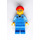 LEGO Train Worker avec Overalls et rouge Casquette et Figurine