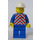 LEGO Trein Worker met Rood Strepen minifiguur