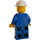 LEGO Train Yard Worker with Red Vest and Pointed Moustache Minifigure