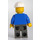 LEGO Trains Worker con Rosso Gilet e Baffi Minifigure