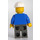 LEGO Trains Worker mit rot Vest und Moustache Minifigur