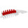 LEGO Blanc translucide Krika/Thornatus Lames avec Offset Spikes avec rouge Marbling (61797 / 63149)