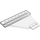 LEGO Transparent Stjärtfena 12 x 2 x 5 (18988 / 87614)