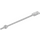 LEGO Gjennomsiktig Stang 1 x 12 med 1 x 2 Plate / 1 x 1 Rund Plate (Solid 1 x 2 knotter) (42445 / 49546)