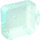 LEGO Transparent Blue Opal Play Cube Box 3 x 8 with Hinge (64462)