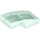 LEGO Transparent Blue Opal Slope 1 x 2 Curved (11477)