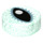 LEGO Transparenter blauer Opal Fliese 1 x 1 Runden mit Eye mit Blau Eyelids (35380 / 77016)