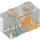 LEGO Transparent Stein 1 x 2 mit Fisch und Pyramide mit Unterrohr (3004 / 104155)