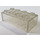 LEGO Transparent Brick 2 x 4 without Cross Supports with Frosted Horizontal Line