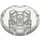 LEGO Transparent Brique 4 x 4 Rond Dome Haut (79850)