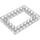 LEGO Transparant Steen 6 x 8 met Open Midden 4 x 6 (1680 / 32532)