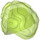 LEGO Transparent Bright Green Alien Brain (95200)