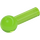 LEGO Transparent Bright Green Bar 1 with Towball (22484 / 67692)