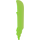 LEGO Transparent Klar Grön Blad med Swirls och Spike med Axel (2601)