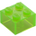 LEGO Transparent Bright Green Brick 2 x 2 (3003 / 6223)