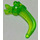 LEGO Transparent Bright Green Claw with Clip (30945 / 92220)