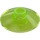 LEGO Transparent Bright Green Dish 2 x 2 (4740 / 30063)